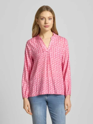 Bluzka z wiskozy z dekoltem serafino model 'Ja44nina' ZABAIONE