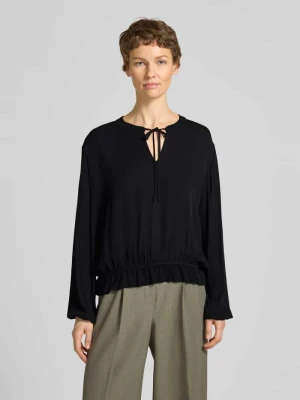 Bluzka z wiskozy z dekoltem typu łezka Emily Van den Bergh