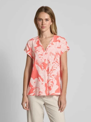 Bluzka z wiskozy z dekoltem w serek comma