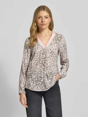 Bluzka z wiskozy z dekoltem w serek Emily Van den Bergh