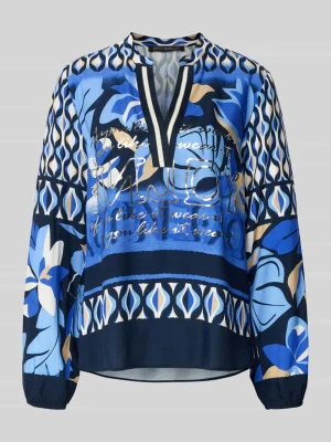 Bluzka z wiskozy z kołnierzem z lamówką Betty Barclay