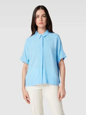 Bluzka z wiskozy z kołnierzykiem koszulowym model ‘Freedom’ Soft Rebels