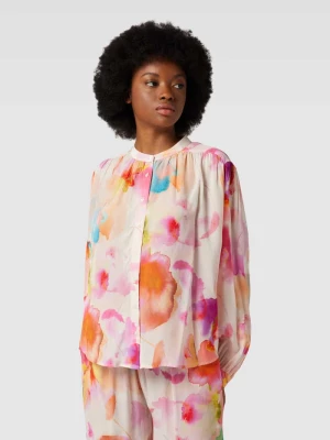 Bluzka z wiskozy z kwiatowym wzorem model ‘Bjoerkton’ tonno & panna
