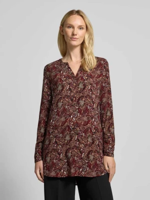 Bluzka z wiskozy z listwą guzikową Christian Berg Woman
