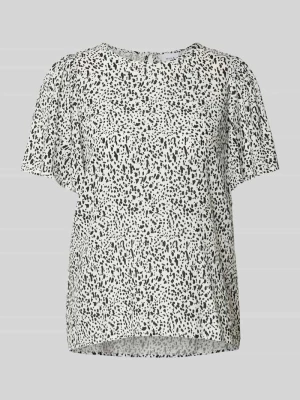 Bluzka z wiskozy z okrągłym dekoltem model ‘KAYA’ Vila