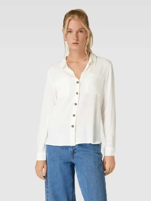 Bluzka z wiskozy z przedłużonym tyłem model ‘YASMIN’ Only