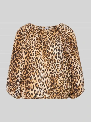 Bluzka z wiskozy z rękawem o dł. 3/4 Emily Van den Bergh