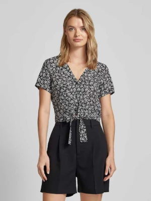 Bluzka z wiskozy z wiązanym detalem model ‘EASY JOY’ Vero Moda