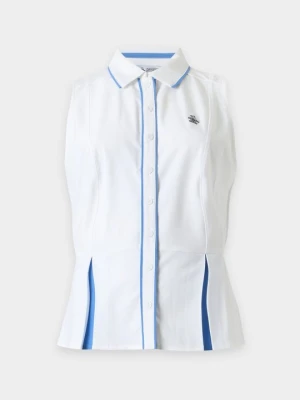 Bluzka z zapięciem na guziki Original Penguin biały