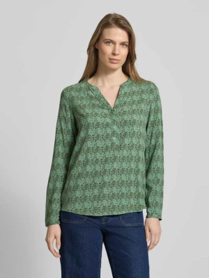 Bluzka zakładana przez głowę o kroju regular fit z czystej wiskozy Christian Berg Woman