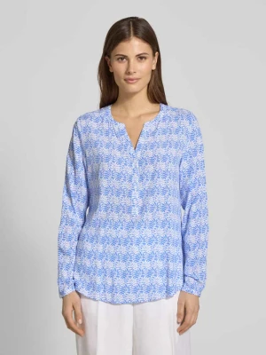 Bluzka zakładana przez głowę o kroju regular fit z czystej wiskozy Christian Berg Woman