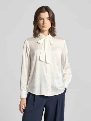 Bluzka zakładana przez głowę o kroju regular fit z perłami Christian Berg Woman Selection