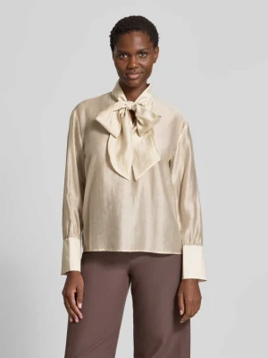 Bluzka zakładana przez głowę z mieszanki lyocellu model ‘BOW SHIRT’ Stefanel