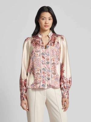 Bluzka ze wzorem paisley model ‘Massima’ NEO NOIR
