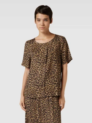 Bluzka ze zwierzęcym nadrukiem Oui