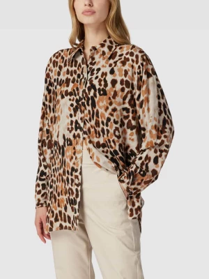 Bluzka ze zwierzęcym wzorem model ‘Leo HBK Loose Blouse’ milano italy