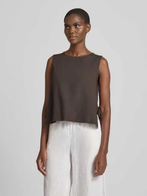 Bluzkowy T-shirt z bocznym wiązaniem model 'Svetlana' NEO NOIR