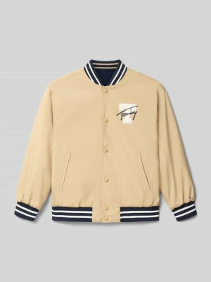 Bluzon dwustronny o kroju regular fit z bawełny Tommy Hilfiger Teens