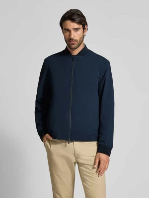 Bluzon o kroju regular fit o drobnej fakturze model ‘HANRY’ Boss