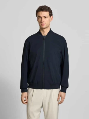 Bluzon o kroju regular fit z baseballowym kołnierzem Model 'OSURF' Boss Orange