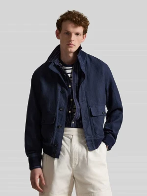 Bluzon o kroju regular fit z czystego lnu z naszywanymi kieszeniami Polo Ralph Lauren