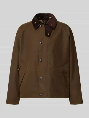 Bluzon o kroju regular fit z czystej bawełny Barbour Ciemnobrązowy