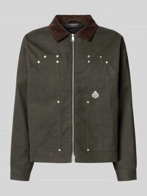bluzon o kroju regular fit z czystej bawełny model 'KIRA' Don't Waste Culture Czarny