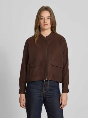 Bluzon o kroju regular fit z kieszeniami z patkami MORE & MORE