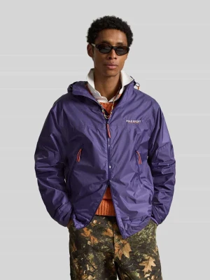 Bluzon o kroju regular fit z kieszeniami zapinanymi na zamek błyskawiczny Polo Ralph Lauren Fioletowy