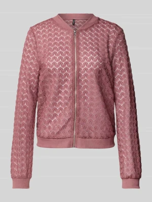 Bluzon o kroju regular fit z koronki model ‘BECCA’ Vero Moda