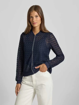 Bluzon o kroju regular fit z koronki model ‘BECCA’ Vero Moda