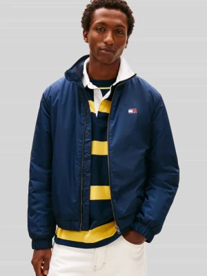 Bluzon o kroju regular fit z naszywką z logo Tommy Jeans Ciemnoniebieski
