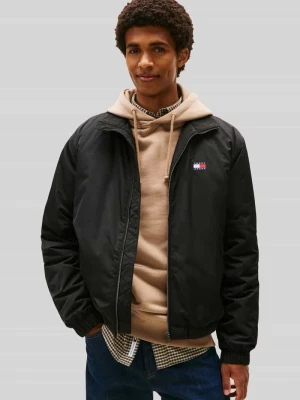 Bluzon o kroju regular fit z naszywką z logo Tommy Jeans Czarny