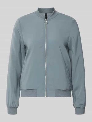 bluzon o kroju regular fit z wzorem na całej powierzchni model 'COCO' Vero Moda Błękitny