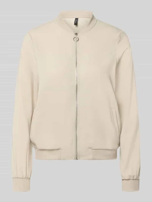 bluzon o kroju regular fit z wzorem na całej powierzchni model 'COCO' Vero Moda Beżowy