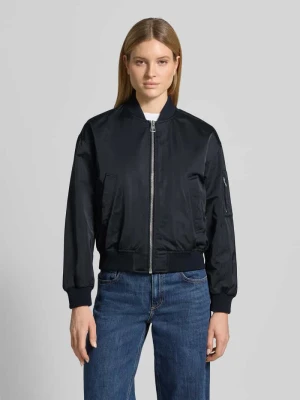 Bluzon o kroju regular fit ze stylowym kołnierzykiem college Marc O'Polo