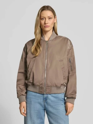 Bluzon o kroju regular fit ze stylowym kołnierzykiem college Marc O'Polo