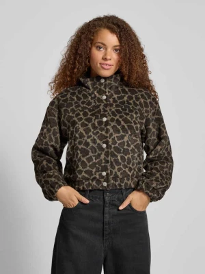 Bluzon o kroju regular fit ze wzorem na całej powierzchni model ‘EMILIA’ Only