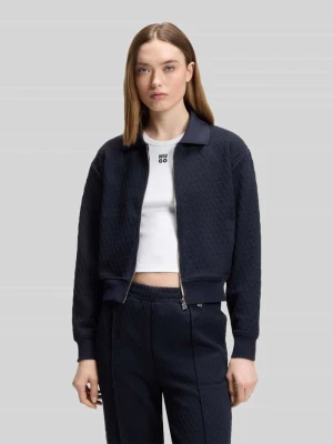 Bluzon o kroju relaxed fit z detalem z logo model 'DADRID' HUGO