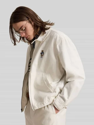 Bluzon o kroju relaxed fit z haftem z motywem polo bear model 'TEDDY BP' Polo Ralph Lauren Biały