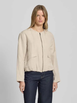 Bluzon o kroju relaxed fit z mieszanki lnu i bawełny model ‘SONIA’ Pepe Jeans