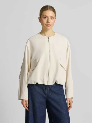 Bluzon o pudełkowym kroju z zamkiem błyskawicznym dwustronnym model 'JAJILA' Boss