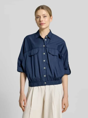 Bluzon z bawełny z listwą guzikową Emily Van den Bergh