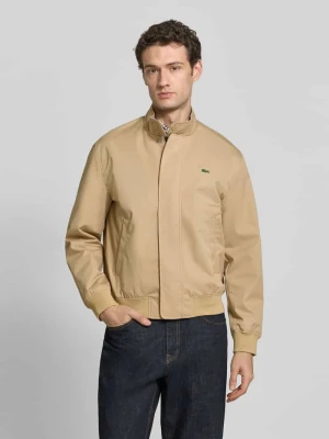 Bluzon z domieszką bawełny model 'HARRINGTON BLOUSON' Lacoste Beżowy