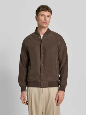 Bluzon z jedwabiu z kieszeniami zapinanymi na zamek błyskawiczny Bugatti