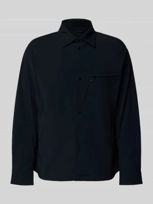 Bluzon z kołnierzykiem kent i kieszenią na piersi Armani Exchange