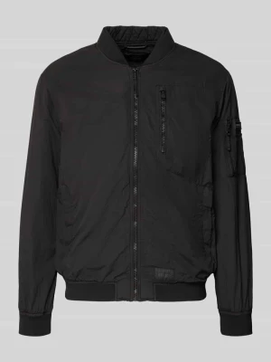 Bluzon z naszywkami z logo model 'IBE' khujo