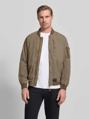 Bluzon z naszywkami z logo model 'IBE' khujo