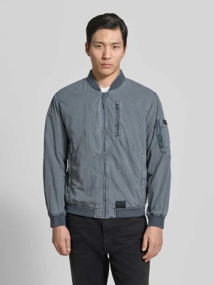 Bluzon z naszywkami z logo model 'IBE' khujo