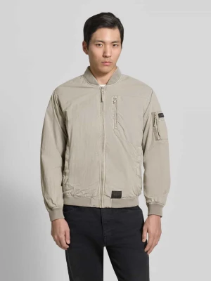 Bluzon z naszywkami z logo model 'IBE' khujo